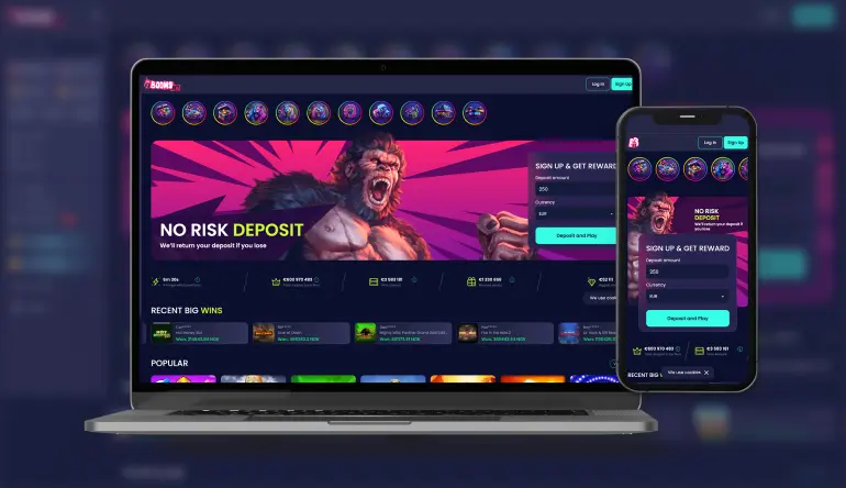 Booms Bet Casino App – Mobiele speelervaring image 1
